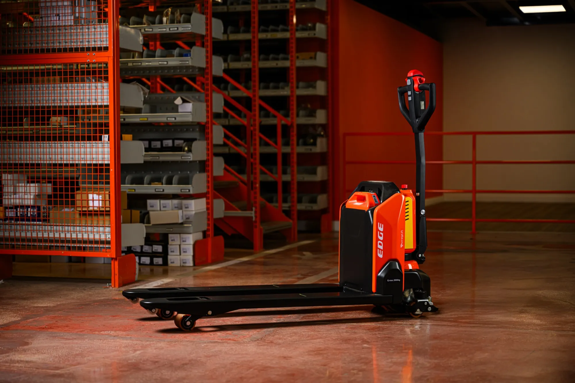 Transpallet elettrico Serie N OrangeLift, portata 1500-2000 kg con batteria